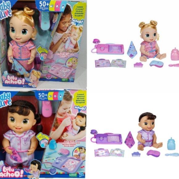 Baby alive lulu achoo dolls by Hasbro BRAND🆕SHIPS FAST🏃‍ 6 DAYS WEEK!😮‍💨⚡🚚 - Picture 1 of 15